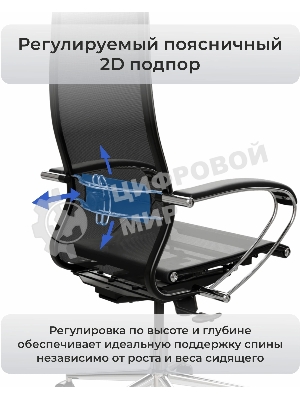 Кресло компьютерное ErgoLife Set 16/подл.131/осн.Synchro 052, черный 1D1.16.1.403 z316737901