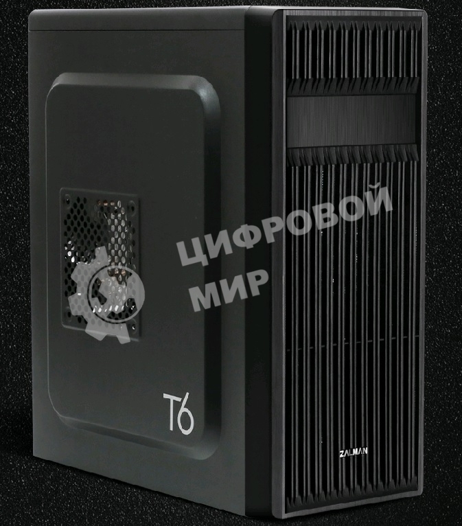 Компьютерный корпус Zalman ZM-T6 черный без БП ATX 1xUSB 2.0 1xUSB 3.0 audio bott PSU