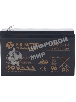 Батарея для ИБП B.B.Battery/BPS 7-12/12V/7Ah