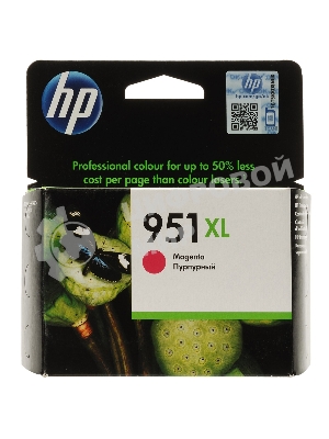 Картридж струйный HP №951XL CN047AE пурпурный для HP OJ Pro 8100/8600 (1500 стр.)