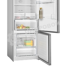 Холодильник Bosch KGN55VL21U нержавеющая сталь двухкамерный 400/105л морозилка снизу