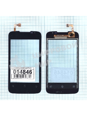 Сенсорное стекло (тачскрин) для Huawei HX035579A_VO W1447, черное