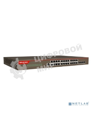 Коммутатор управляемый в стойку, 24*1Gbit RJ45, 4*SFP 10Gbit, console port IP-COM G5328X