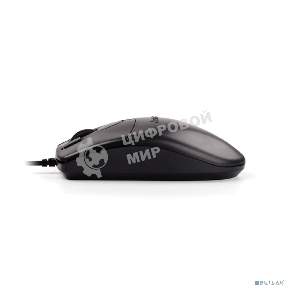 Мышь проводная A4Tech OP-620DS черный, 1000 dpi, USB, кнопки - 4