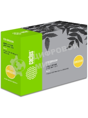 Блок фотобарабана Cactus 101R00555 CS-DR3330 черный ч/б:30000 стр. для Ph 3330/WC 3345/3335 Xerox