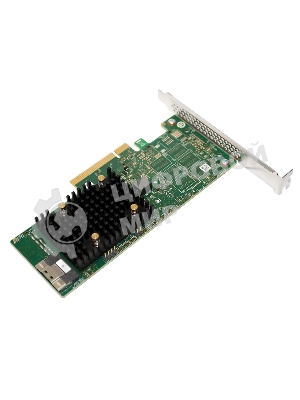 Адаптер SAS 9500-8i SGL (05-50077-03) PCIe v4 x8 LP, Tri-Mode SAS/SATA/NVMe 12G HBA, 8port(2*int SFF8654), 3808 IOC