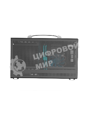 Компьютерный корпус без блока питания PCCooler I100 PRO MESH GY, Mesh Compact, серый, SPCC, no fans ITX 60/300/SFX PSU support; 1x2.5