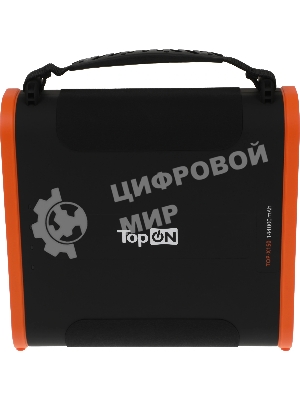 Электростанция портативная TopON TOP-X150 148000mAh 5A QC3.0/PD3.0 4xUSB солн.бат. черный/оранжевый (103764)