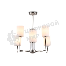 Люстра Ambrella light LH56211/6 SN/FR никель/белый матовый E27/6 max 60W D600*600