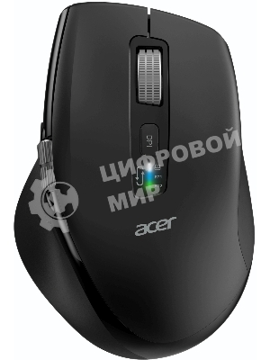 Мышь беспроводная Acer OMR406 черный, 4800 dpi, радиоканал, Bluetooth, USB, кнопки - 8