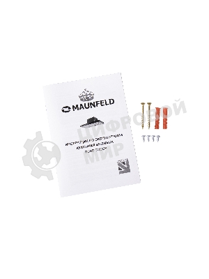 Вытяжка встраиваемая Maunfeld Ouse Touch Glass 60 белый, 60 см, 750 куб. м/ч, 48 дБ