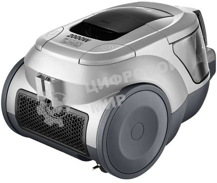 Пылесос LG VC5420NNTS серебристый/черный, 380/2000 Вт, уборка сухая, пылесборник контейнер 1.3 л