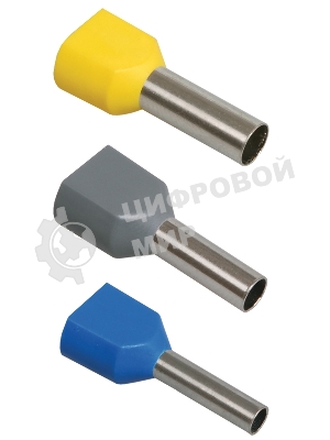 Наконечник-гильза изол. НГИ2 0.5-8 оранж. (уп. 100 шт) IEK UTE10-D1-8-100