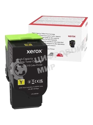 Картридж лазерный Xerox C310 желтый 5,5K (006R04371)