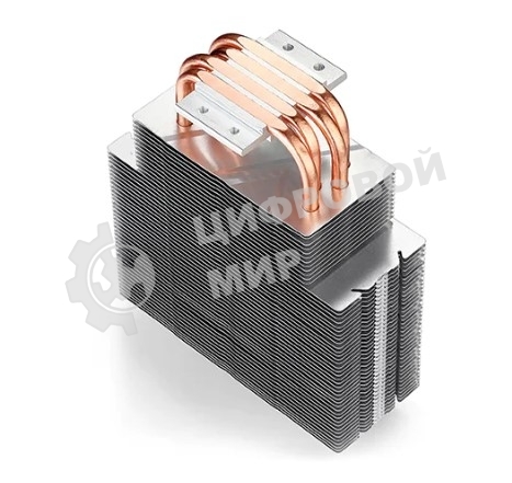 Кулер Deepcool GAMMAXX 400 BLUE BASIC серебристый 120мм алюминий+медь 1500rpm 30db 4-pin 130W 154мм