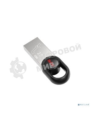 Флешка USB Netac UM2 (NT03UM2N-064G-20BK), 64Gb, USB 2.0, R/W 100/40, серебристый/черный