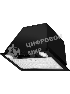 Вытяжка встраиваемая Kuppersberg INLINEA 52 Black, ширина 52 см, отвод/рециркуляция, 850 м3/час, электронное сенсорное управление, таймер, пульт ДУ, 3 скорости, светодиодное освещение 2х3,5 Вт, металлический жироулавливающий фильтр, угольный фильтр С6С (опция), 42 дБ, черный