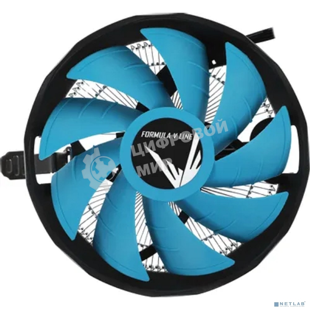 Кулер для процессора AeroCool/Formula Verkho Plus серебристый/черный, 120 мм, алюминий, 2000 об/мин, 26.5 дБ, 4 pin, 110 Вт, 68 мм