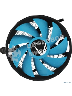 Кулер для процессора AeroCool/Formula Verkho Plus серебристый/черный, 120 мм, алюминий, 2000 об/мин, 26.5 дБ, 4 pin, 110 Вт, 68 мм