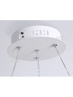 Подвесной светодиодный светильник Ambrella light FL5367/2+1 WH белый 47W 3000K-6400K D480*1200 (ПДУ ИК)