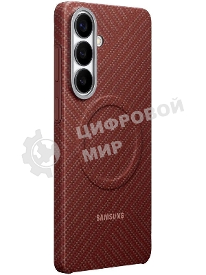 Чехол-накладка Carbon Magnet Case Samsung S26+(S947) (EF-KS947SREGRU) Coralred