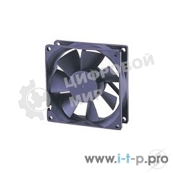 Вентилятор для корпуса Gembird черный, 80 мм, 2600 об/мин, 27 дБ, 4 pin