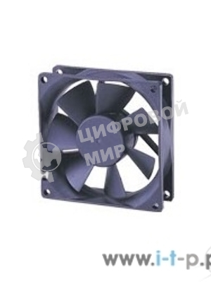 Вентилятор для корпуса Gembird черный, 80 мм, 2600 об/мин, 27 дБ, 4 pin