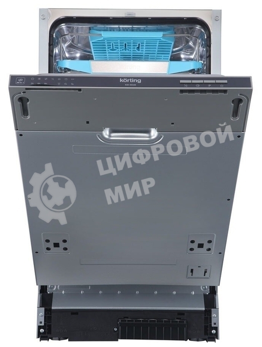 Встраиваемая посудомоечная машина Korting KDI 45340, черный, 44.8 см, 10 компл., 49 дБ, класс A++