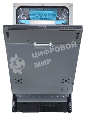 Встраиваемая посудомоечная машина Korting KDI 45340, черный, 44.8 см, 10 компл., 49 дБ, класс A++