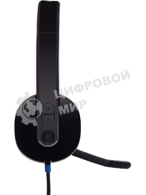 Гарнитура Logitech USB Headset H540 чёрный, проводная, USB