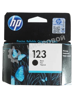 Картридж струйный HP 123 (F6V17AE) черный, 120 стр., для DeskJet 2130