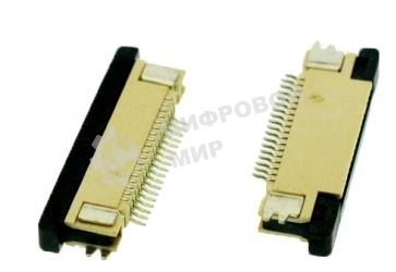 Разъем FPC Half Coverage Bottom Contact 1.0K-BX-36PWB 36 pin высота 2мм шаг 1мм
