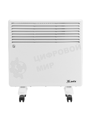 Конвектор электрический MTX CH-1000, белый, 1000 Вт, 10 м2, термостат