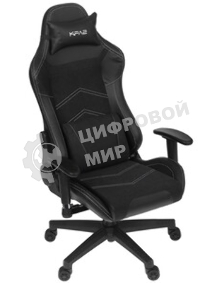 Кресло KFA2 Gaming Chair 04 L черный, экокожа, подголовник