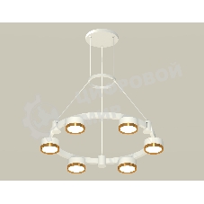 Светильник Ambrella light XR92031102/6 SWH/PYG белый песок/золото желтое полированное GX53 (A9203, C9231, N8124)