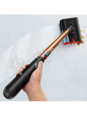 Пылесос вертикальный Dyson Pencil Wash оранжевый, питание от аккумулятора, 50 Вт, уборка влажная, пылесборник 0.34 л