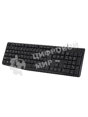 Клавиатура проводная Acer OKW121 (ZL.KBDEE.00B), USB, черный