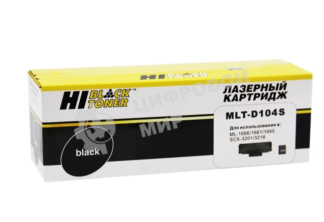 Расходные материалы Hi-Black MLT-D104S Картридж для ML-1660/1665/1666/1661/SCX-3200/3205 (Hi-Black) MLT-104S, с чипом    