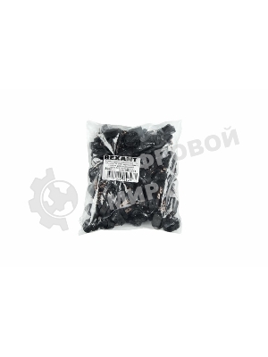 Выключатель клавишный Rexant 12V 20А (3с) ON-OFF черный ОВАЛ с синей LED подсветкой