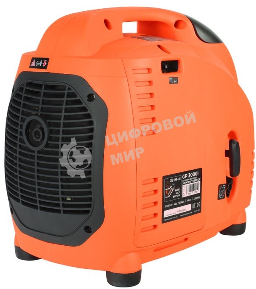 Электрогенератор бензиновый инверторный Patriot 3000il, 3.5 кВт, 63 дБ, 31.5 кг