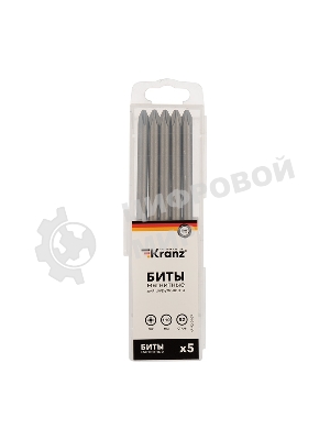 Бита Kranz PH2х110 мм для шуруповерта (упак. 5 шт.)