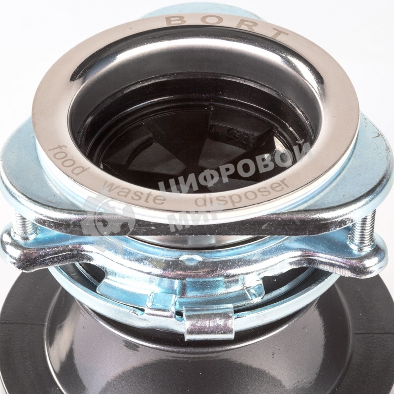 Измельчитель пищевых отходов Bort TITAN 4000 390 Вт; 4,2 кг/мин; 2800 об/мин; 1200 мл; Металл; набор аксессуаров 4 шт [91275769]