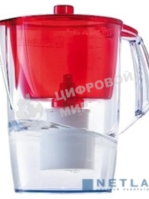Фильтр для воды Фильтр-кувшин для воды БАРЬЕР Лайт(красный)