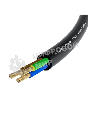 Кабель питания GCR PROF 5.0m, С14 - С5, черный, 3x1,5мм, GCR-55970