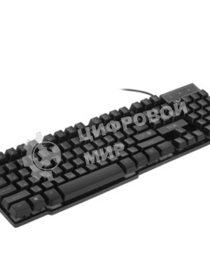 Комплект клавиатура+мышь Defender Tor MHP-127 проводной, USB, 3200 DPI, чёрный
