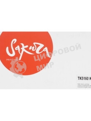 Картридж лазерный Sakura TK5160K для Kyocera Mita ECOSYS P7040, черный, 16 000 к.