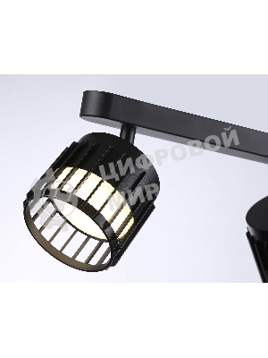 Светильник Ambrella light TN71163/2 BK черный GX53/2 260*100*125