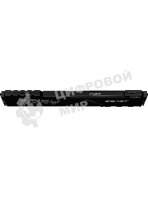 Оперативная память Kingston Fury Beast Black, DDR4, 16GB (1x16GB), 3200 MHz, CL16, с радиатором, черный