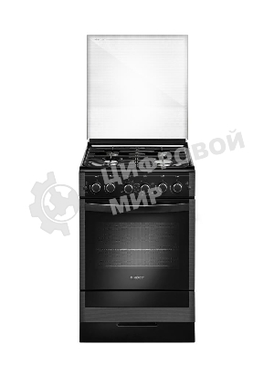 Плита газовая Gefest ПГ 5300-02 0046 черный, конфорок 4 шт, духовка 52 л, 50 см x 85 см x 58.5 см