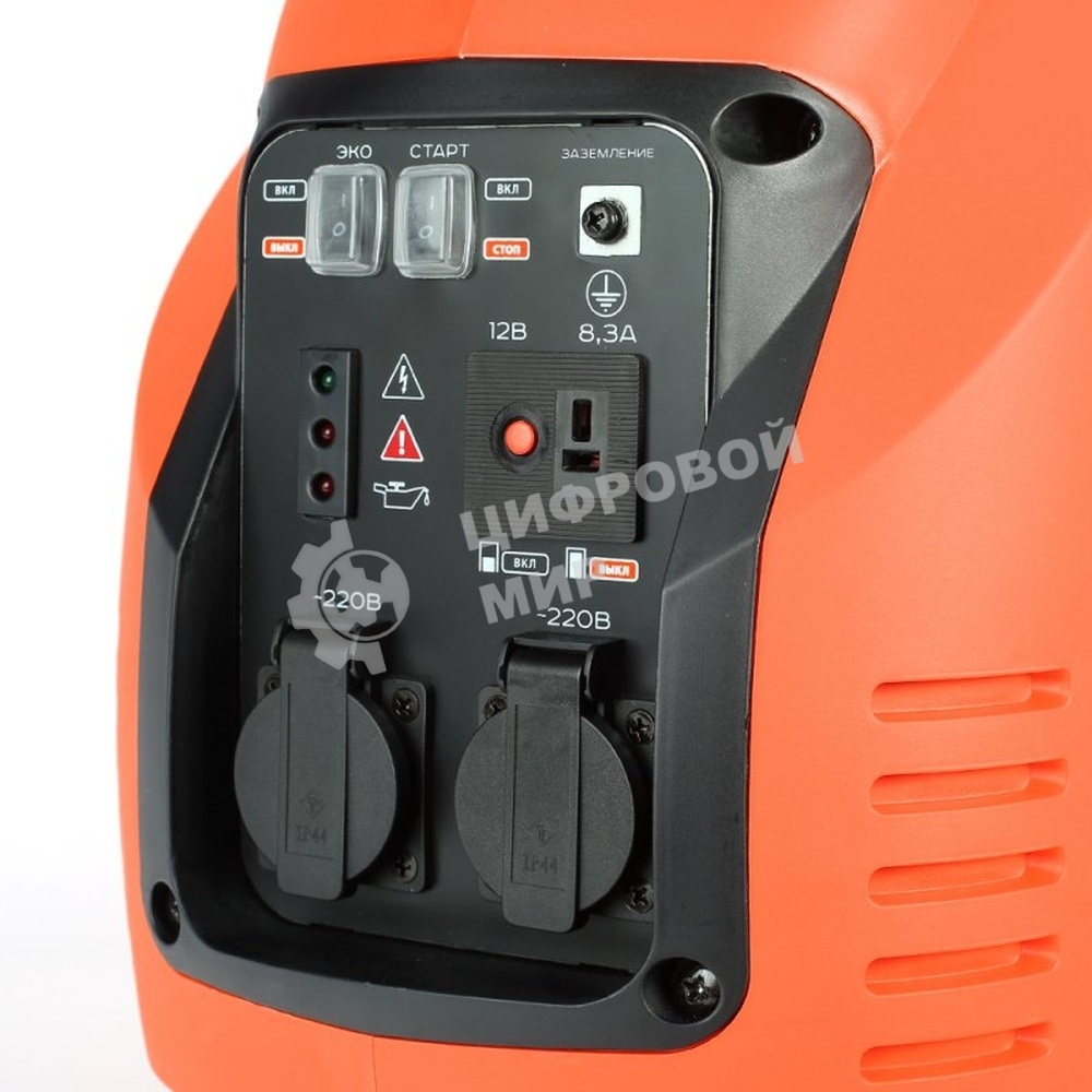 Электрогенератор бензиновый инверторный Patriot 3000il, 3.5 кВт, 63 дБ, 31.5 кг